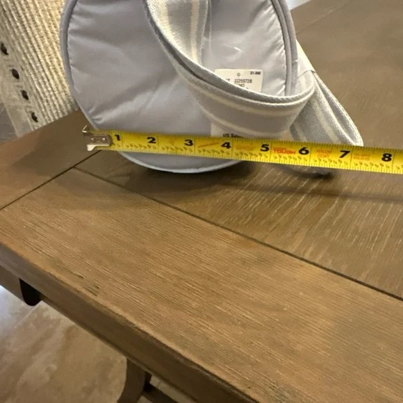 Victoria's Secret Pink‎ Mini Barrel Puffer Crossbody Bag Hydrangea Blue NWT - Picture 7 of 7